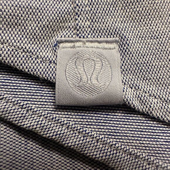 Lululemon Commission Shirt Mens M Gray Stretch Travel Button Down Hidden Pocket - Picture 7 of 12